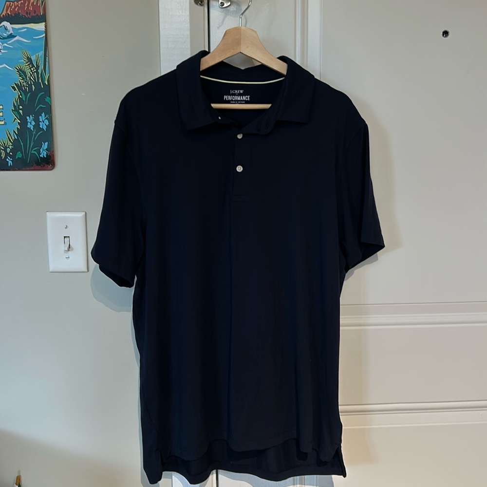 J. Crew Men’s Performance Polo - Navy